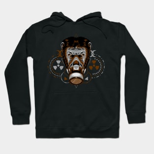 apes mask monkey ilustration Hoodie